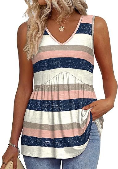 Kassandra | Women's V-Neck Sleeveless Top