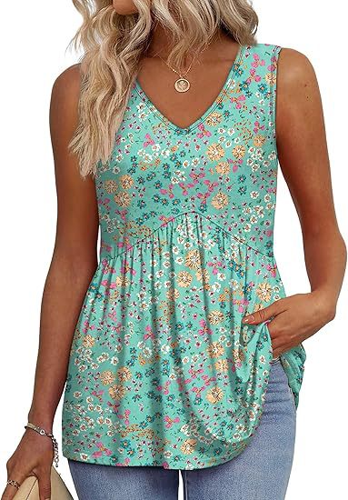 Kassandra | Women's V-Neck Sleeveless Top