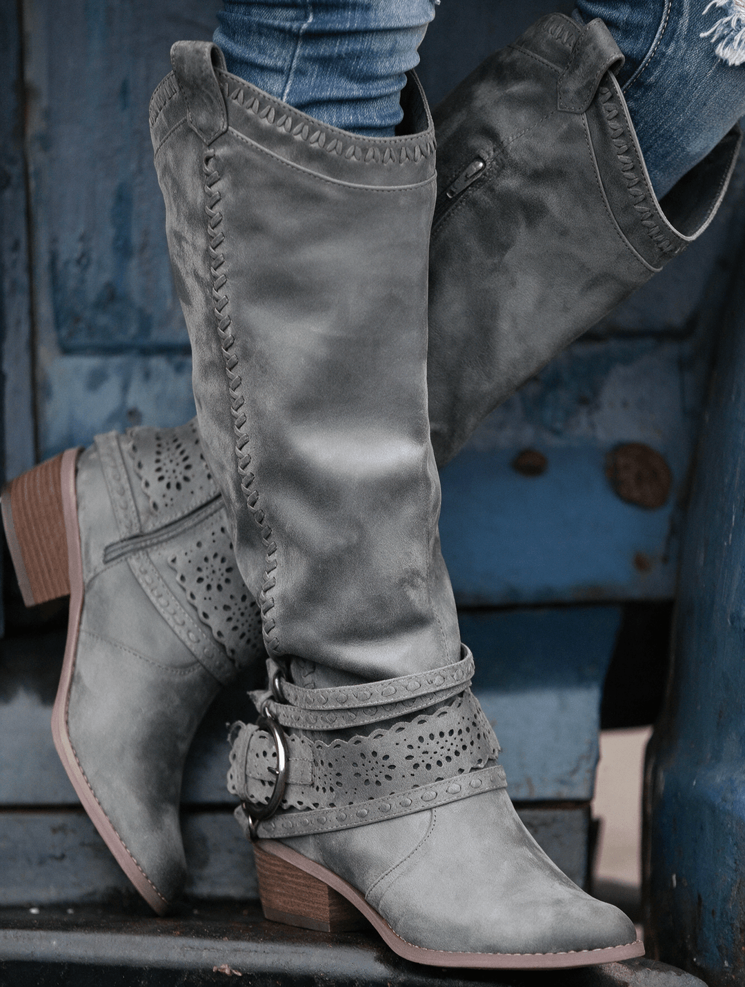 Barbara | Slouched Western Boots
