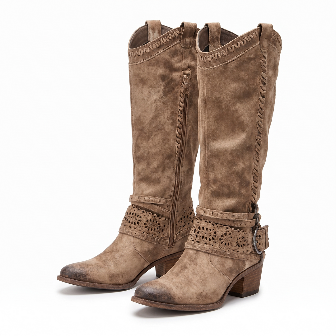 Barbara | Slouched Western Boots