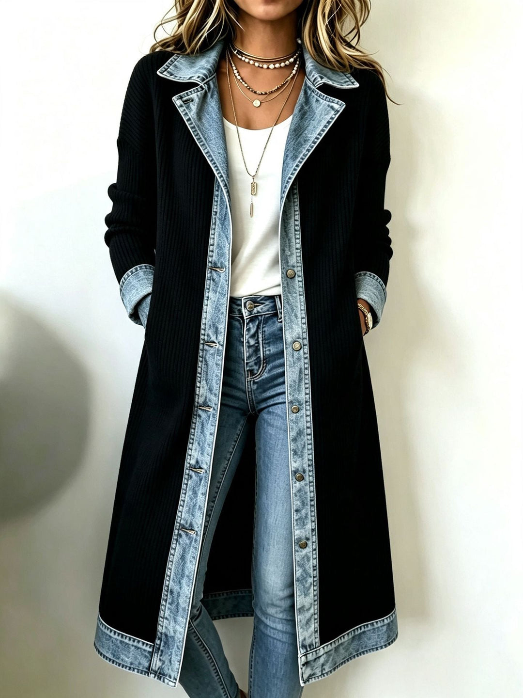 Sheila | Casual Long-Line Knit Cardigan