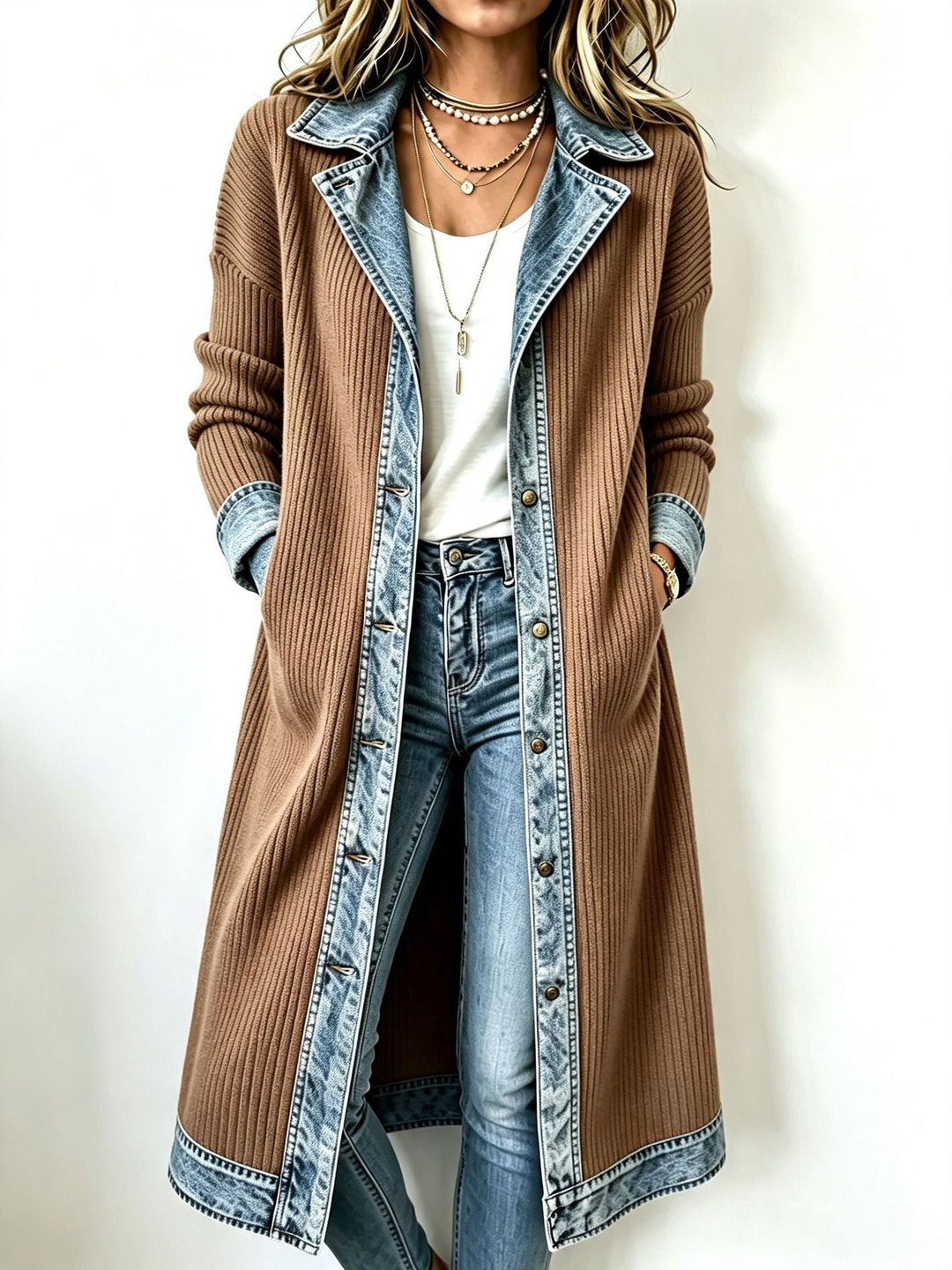 Sheila | Casual Long-Line Knit Cardigan