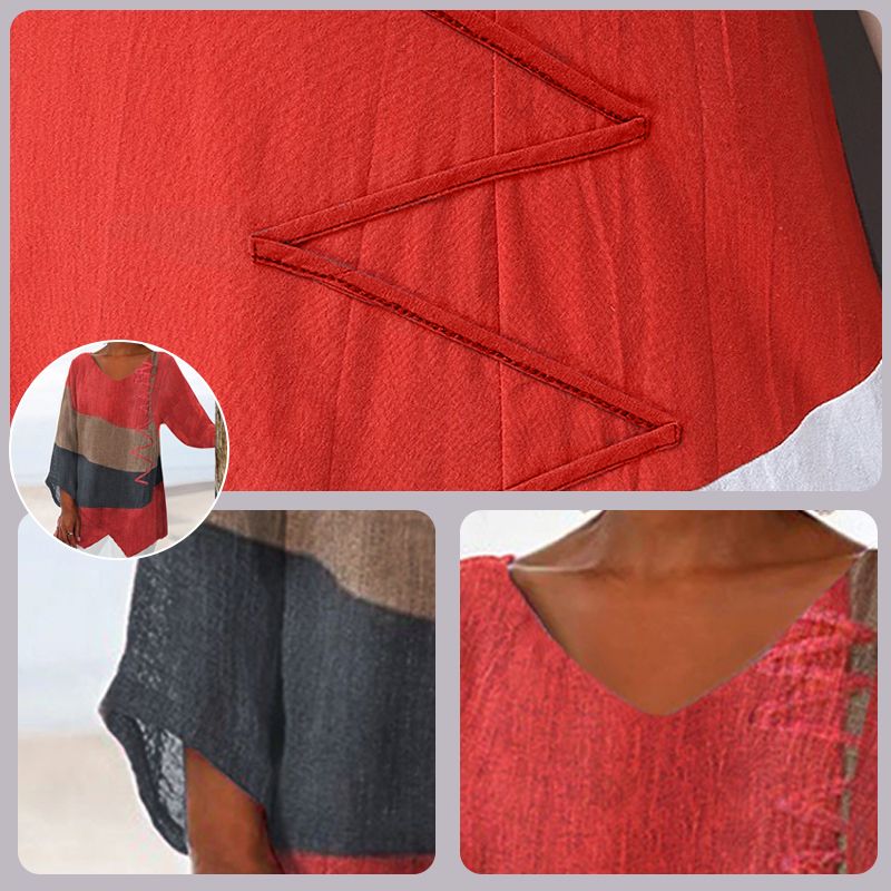 Raven | Women's V-Neck Asymmetrical Tunic