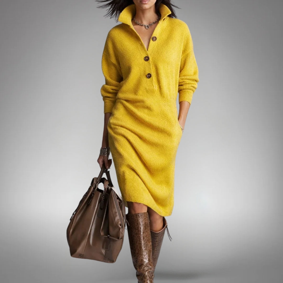 Vanthea | Women's Oversized Knit Sweater Dress