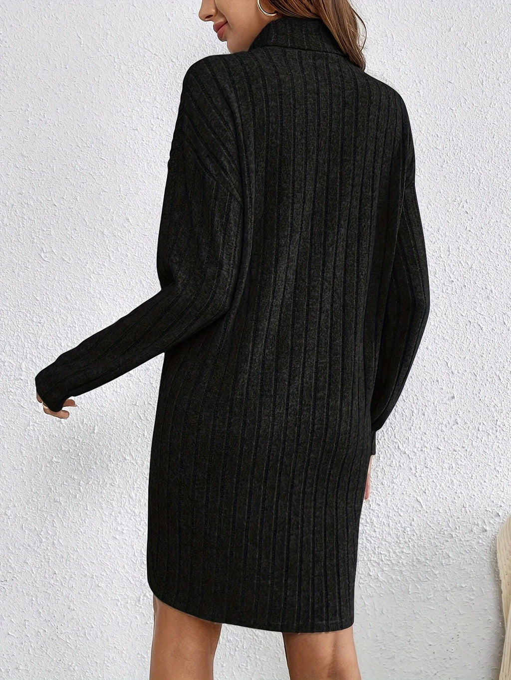 Veradne | Women's Ribbed Sweater Dress