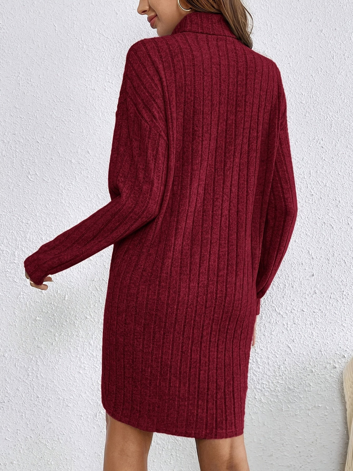 Veradne | Women's Ribbed Sweater Dress