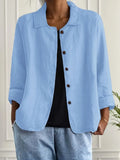 Zara | Women's Collared Button Front Long Sleeve Blazer